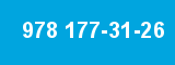 978 177-31-26 978 177-31-26